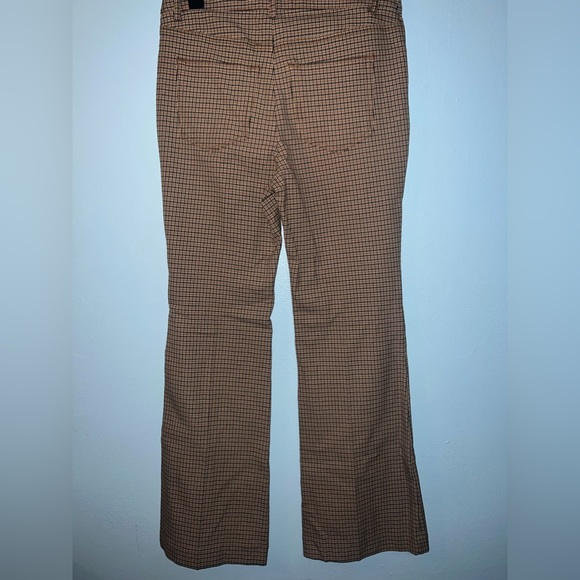 NWT - Five Pocket Flare Pants in Plaid Bi-Stretch - Picture 4 of 6